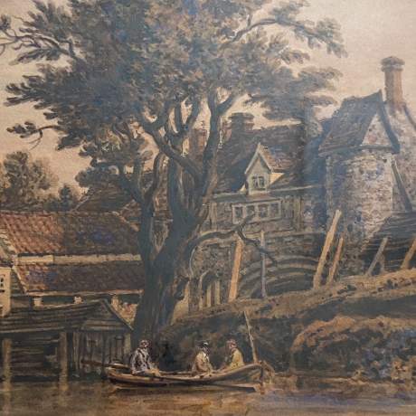 James George Zobel Watercolour of Pulls Ferry Norwich image-5