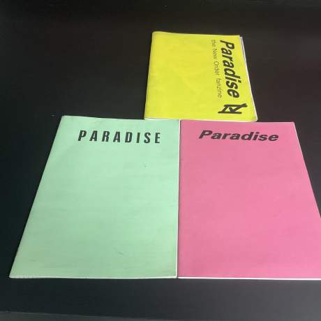 Paradise : The New Order Fanzine Issues 1-2-4  1989 - 1990 image-1