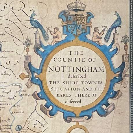 The Countie of Nottingham by John Speed image-2