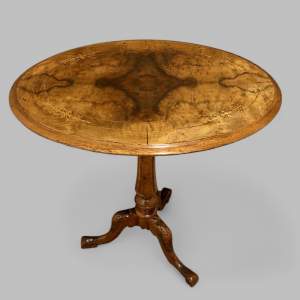 19th Century Walnut Tripod Table