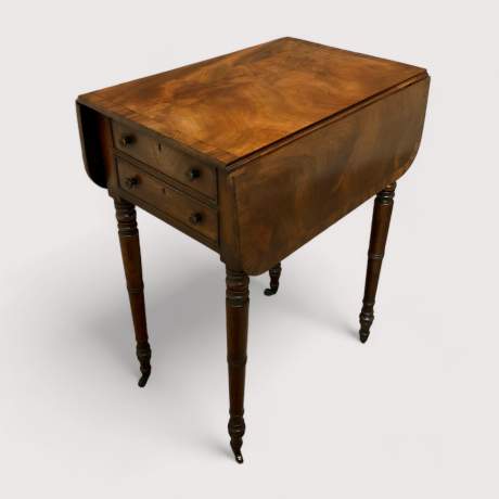 Early 19th Century Mahogany Work Table image-1