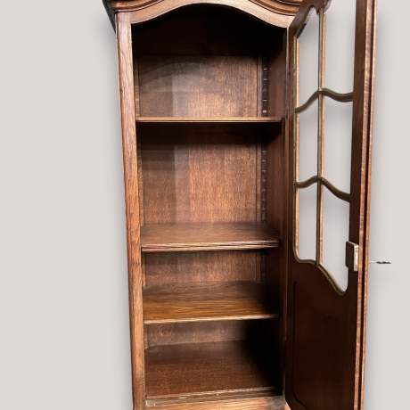 Vintage French Oak Display Cabinet image-5