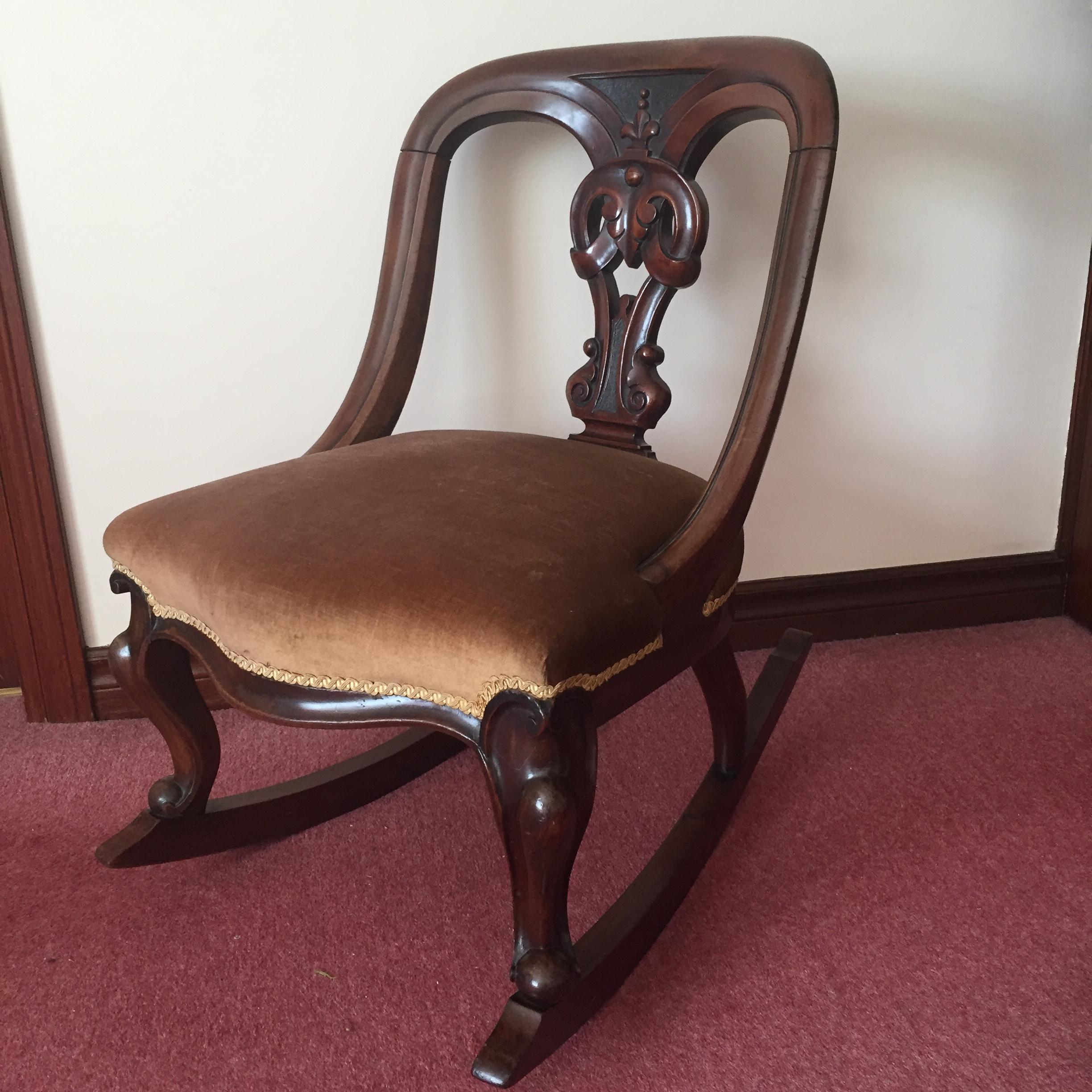 Victorian Mahogany Rocking Chair Antique Chairs Hemswell Antique Centres 