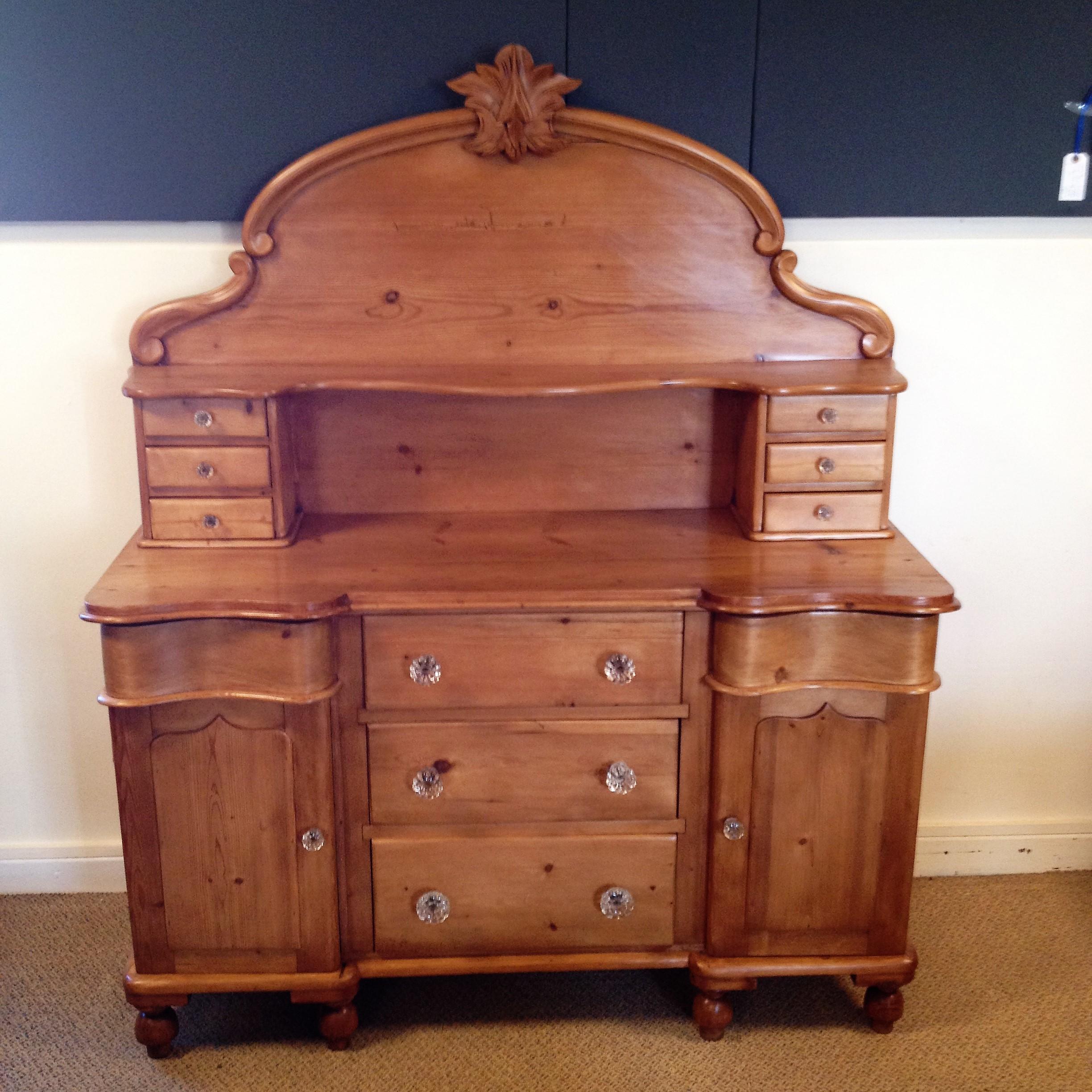 Yorkshire Serpentine pine Chiffonier/Dresser in original conditon ...