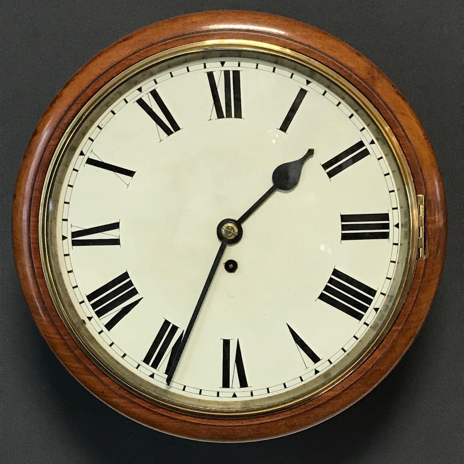 Late Victorian 8-Day Fusee Wall Clock - Wall Clocks - Hemswell Antique ...