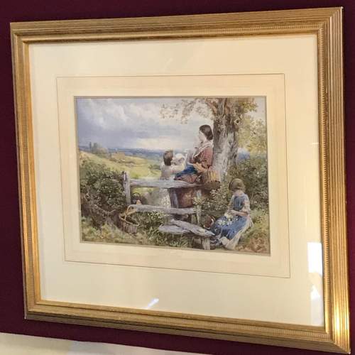 Lithograph by MH Long after Miles Birkett Foster - Paintings & Prints ...