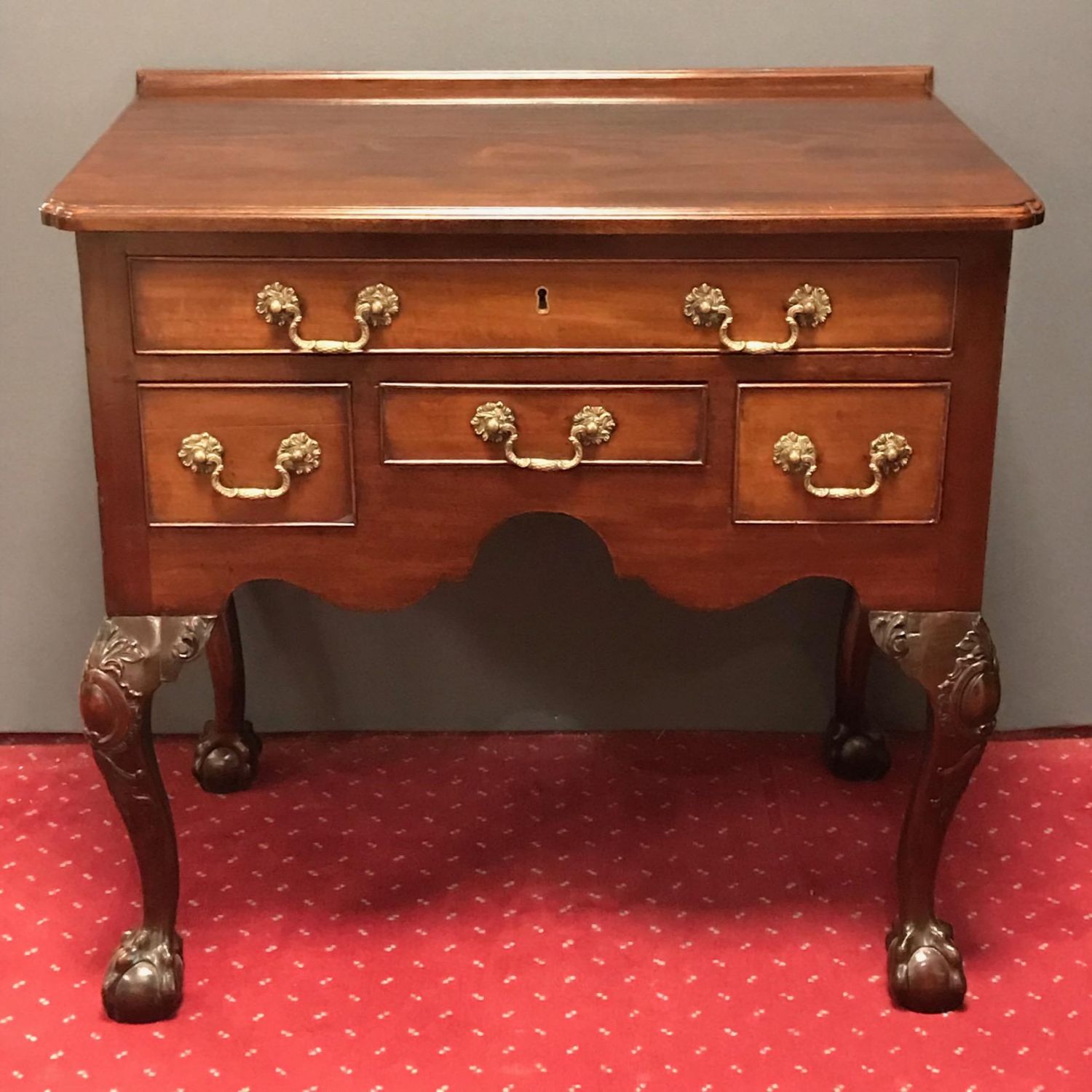 Georgian Mahogany Lowboy Antique Dressing Tables Hemswell