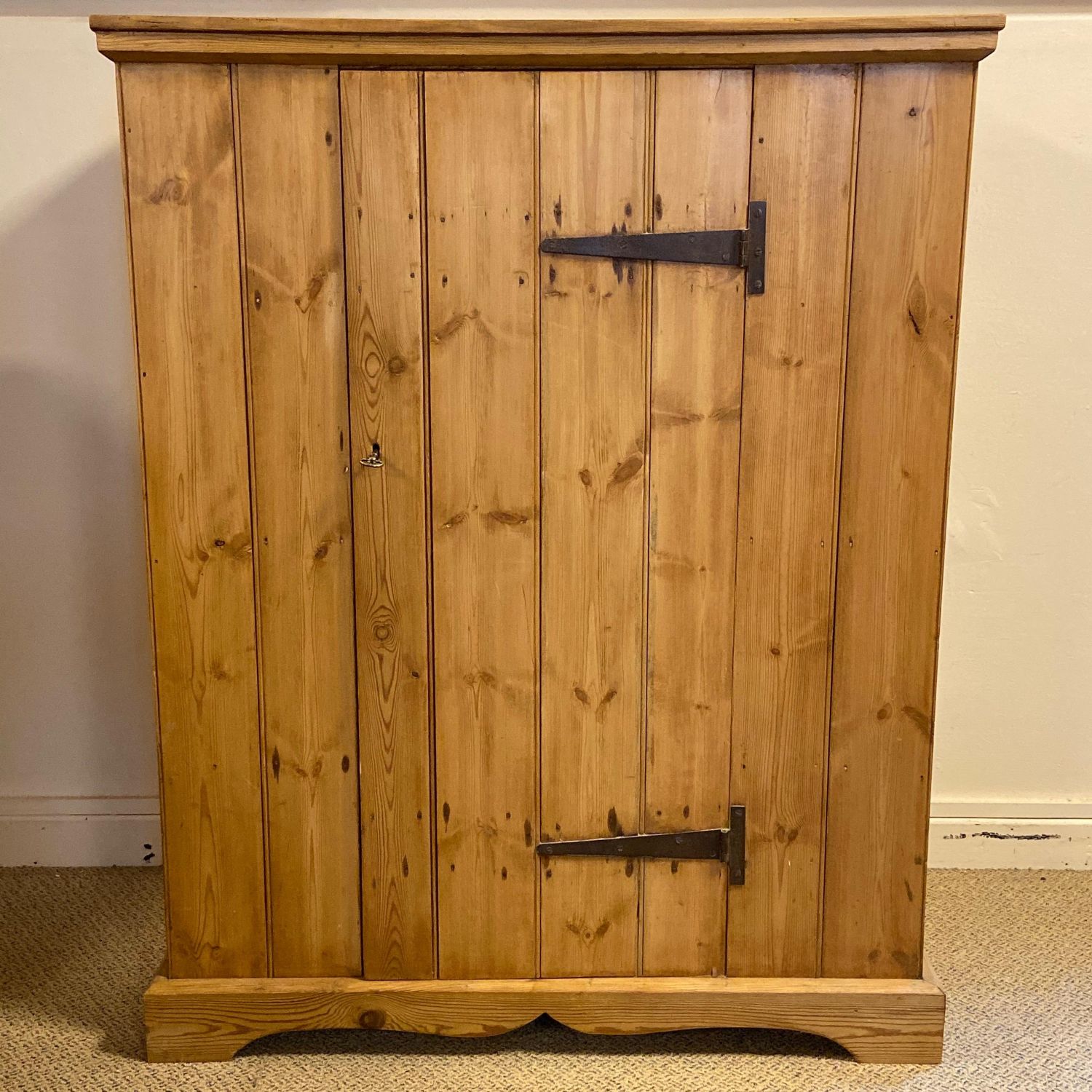 Medium Sized Early 20th Century Pine Larder Pine Cupboards