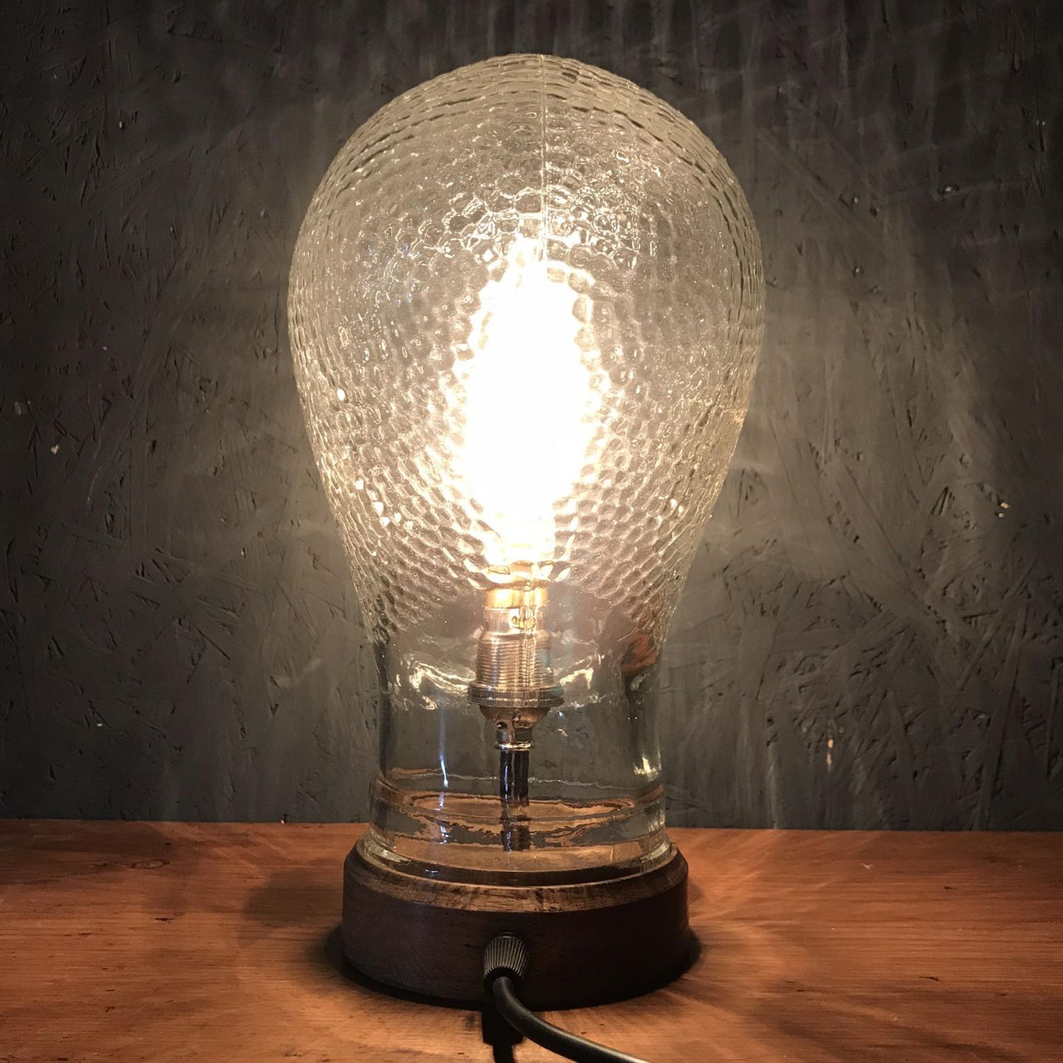 Vintage Glass Mannequin Head Repurposed into a Great Lamp - Antique ...