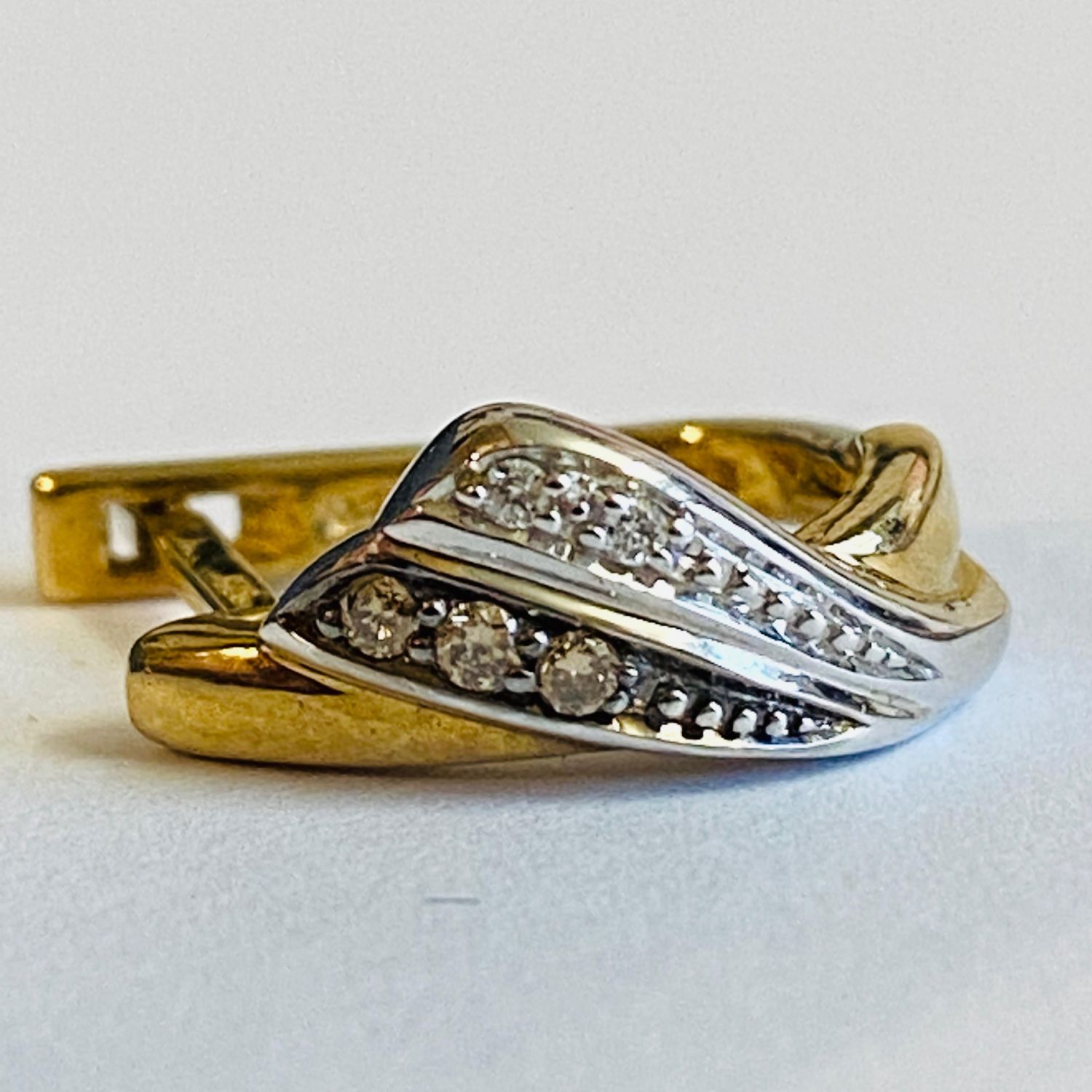 Pair of Vintage Silver Gilt Diamond Earrings - Jewellery & Gold ...