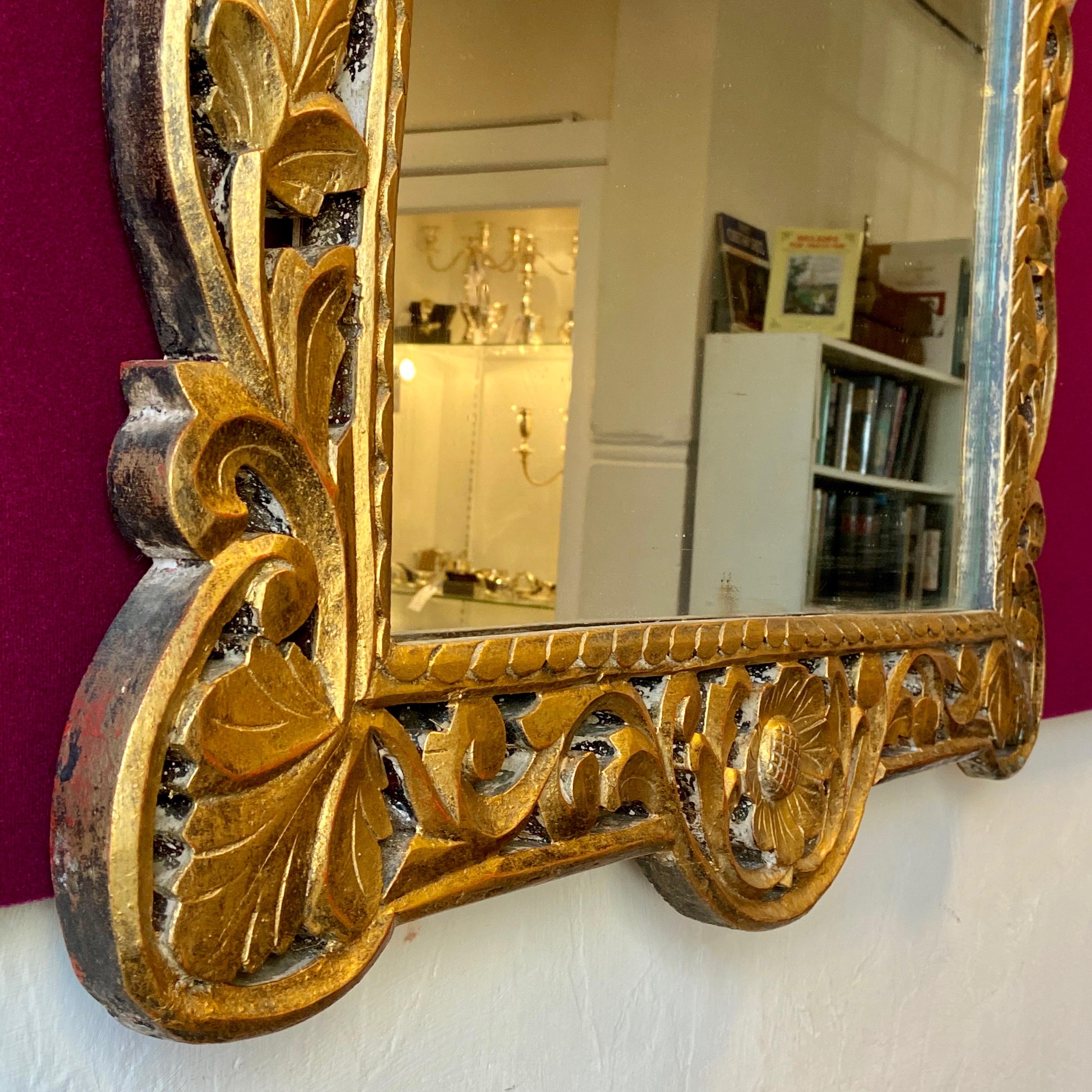 Vintage East Asian Carved Wooden Frame Mirror Antique Mirrors Hemswell Antique Centres 2510