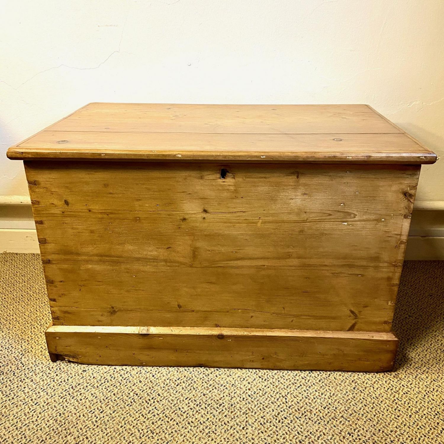 Large Victorian Pine Blanket Box Pine Chests Hemswell Antique Centres