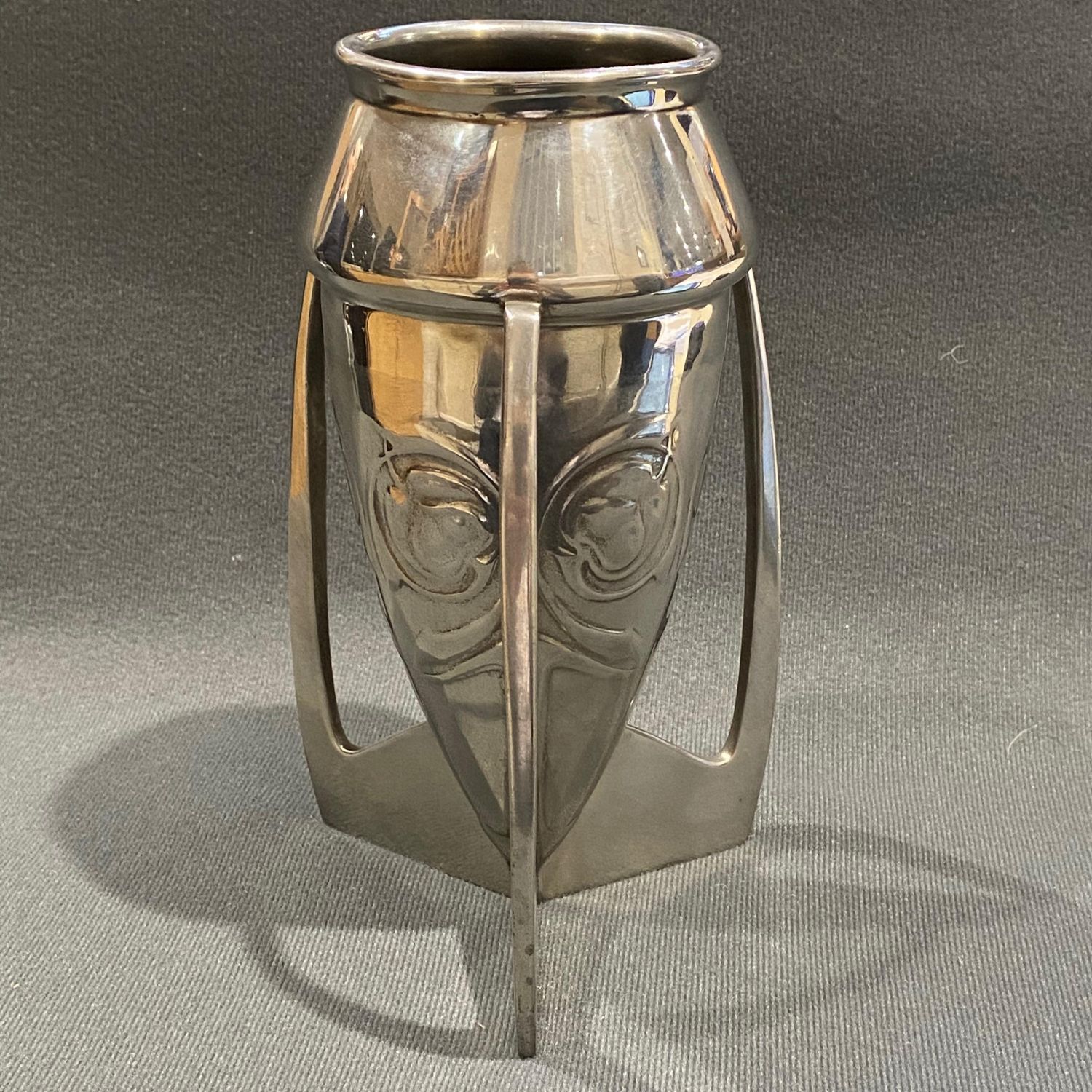 pewter vase