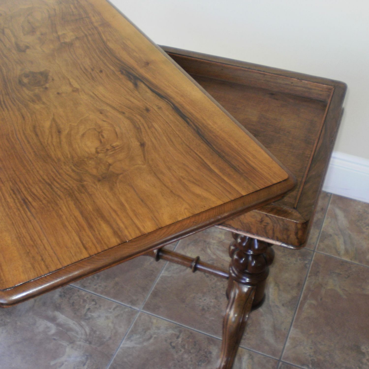 A Victorian Fold Over Card table. Antique Tables Hemswell Antique