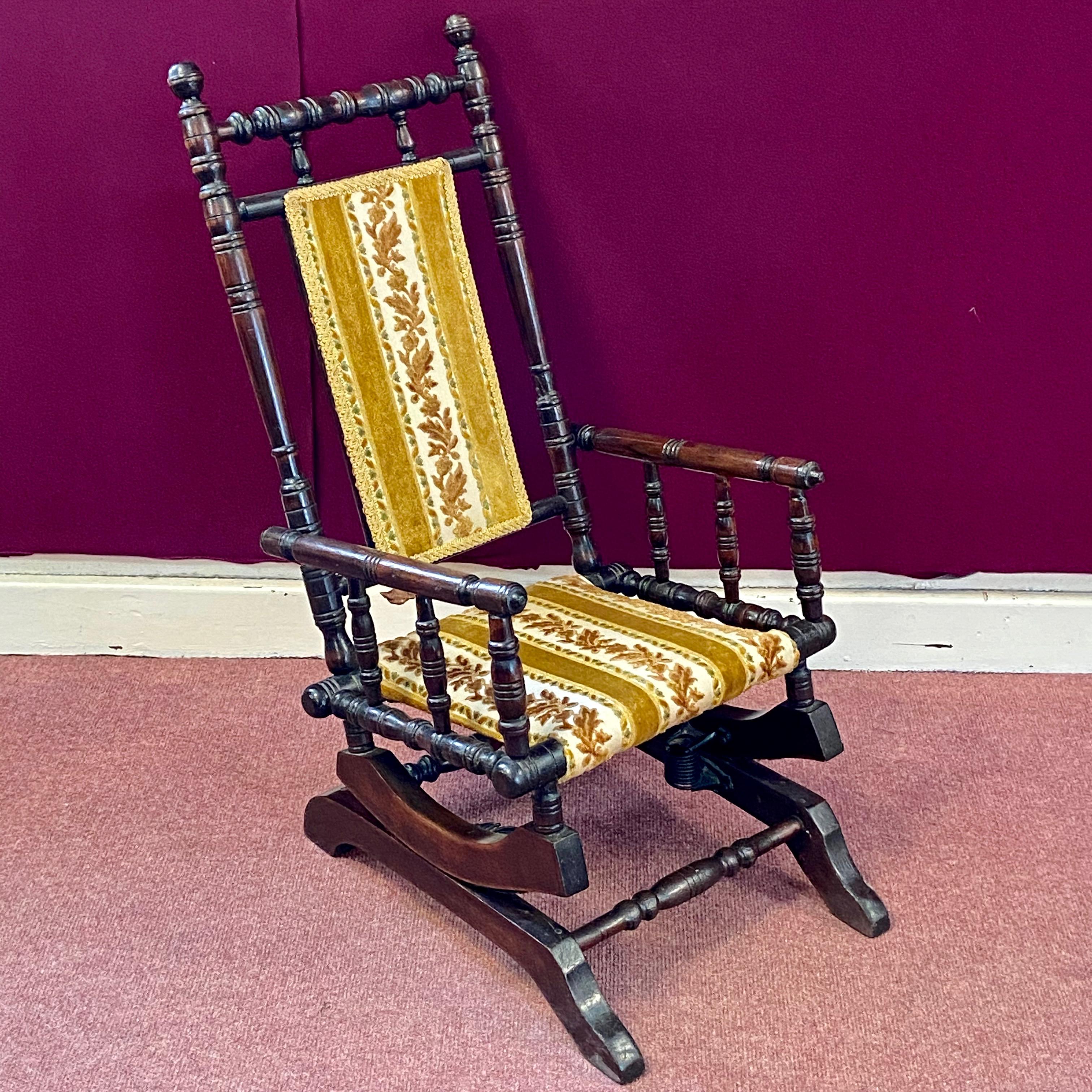 Late 19th Century Childrens American Rocking Chair Antique Chairs