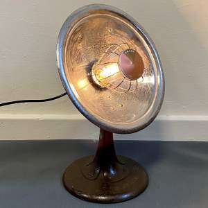 Alsthom Heat Lamp converted to a Desk Lamp