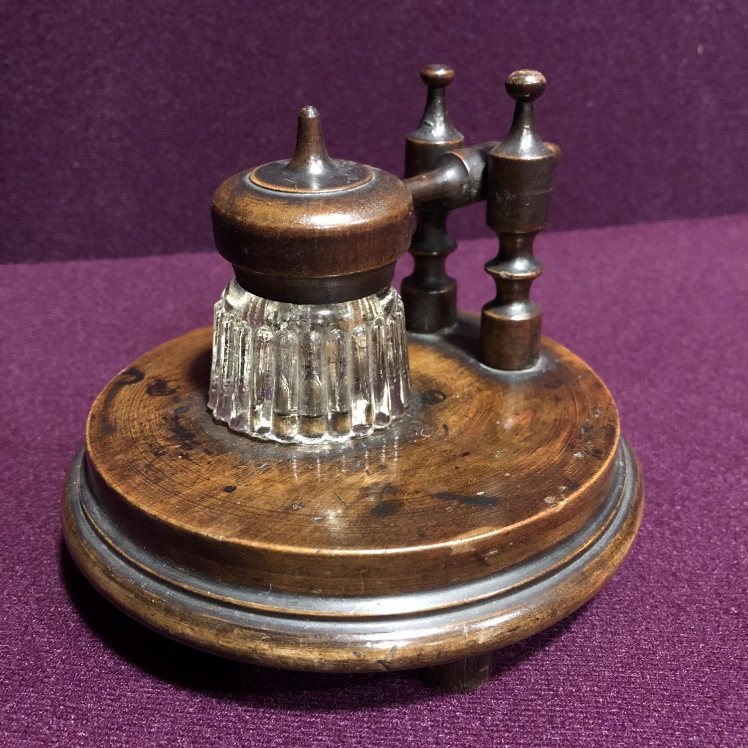 Victorian Desk Wooden Inkwell - Small Collectables - Hemswell Antique ...