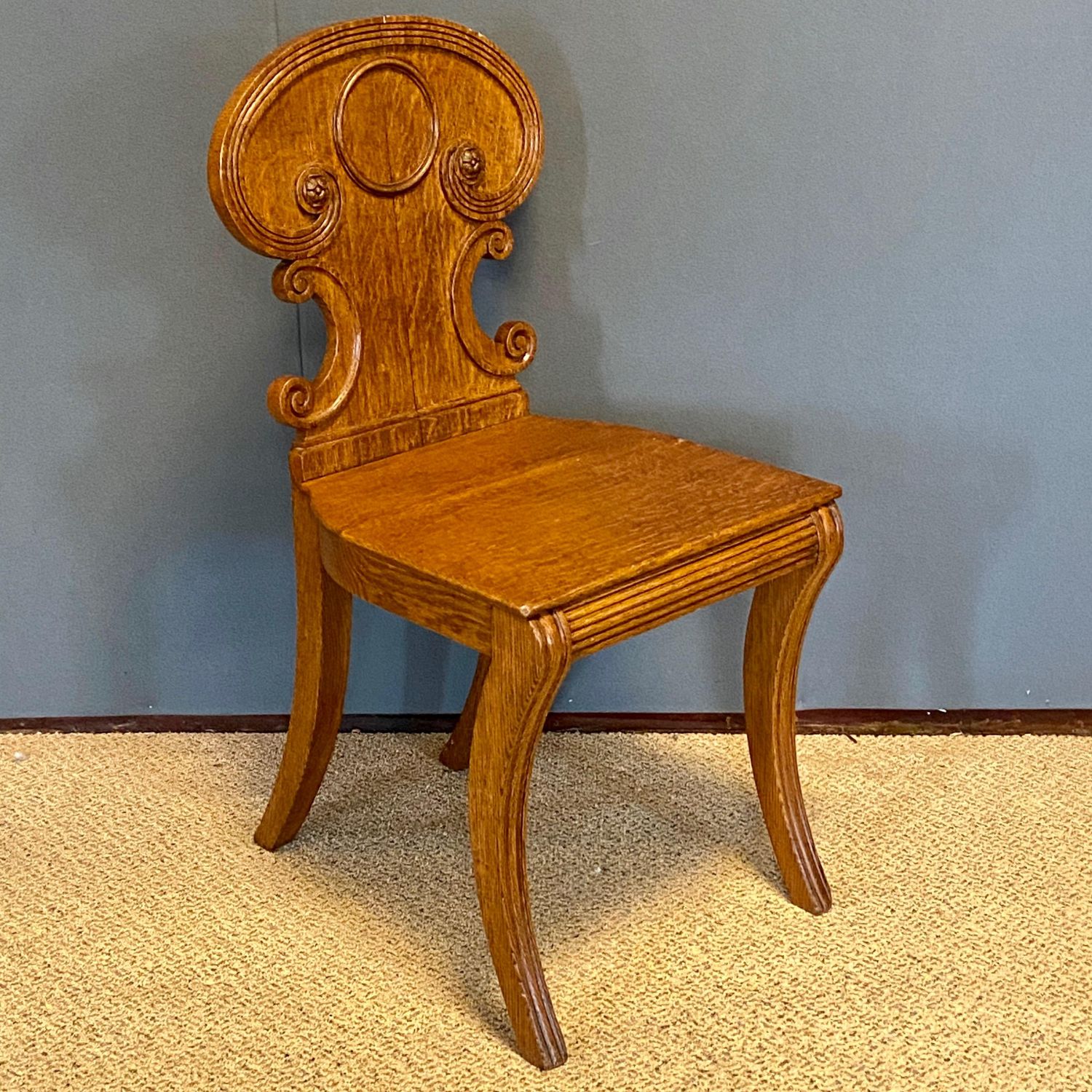 antique hall chairs