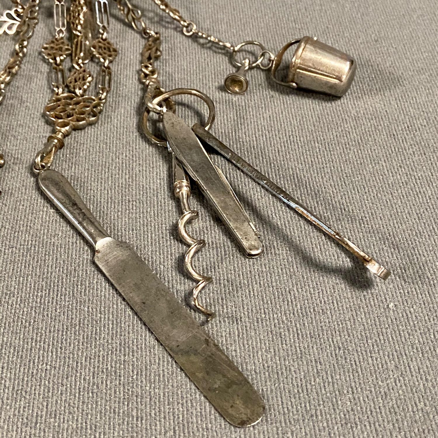 Late 18th Century French Steel Chatelaine - Jewellery & Gold - Hemswell ...