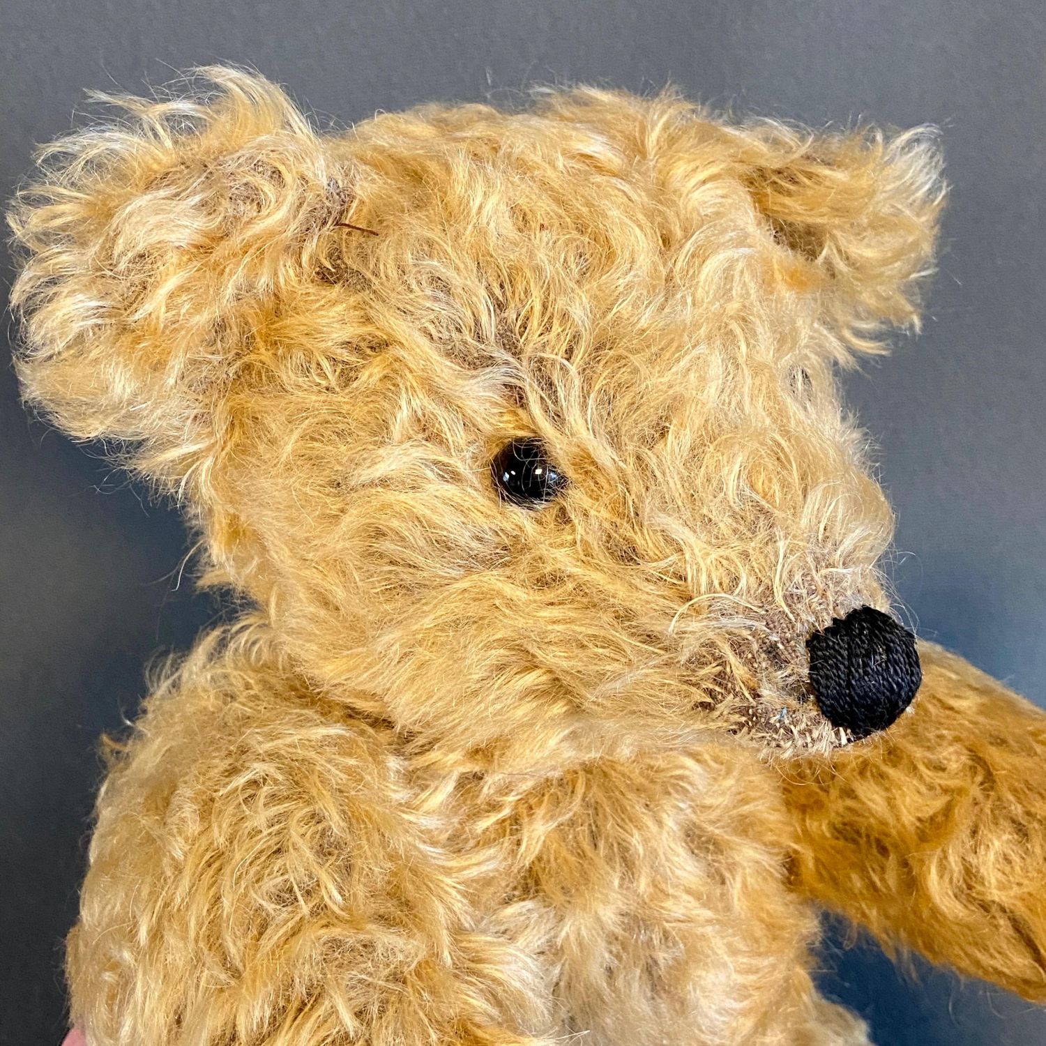 Early 20th Century Jointed Mohair Teddy Bear Vintage Toys And Games