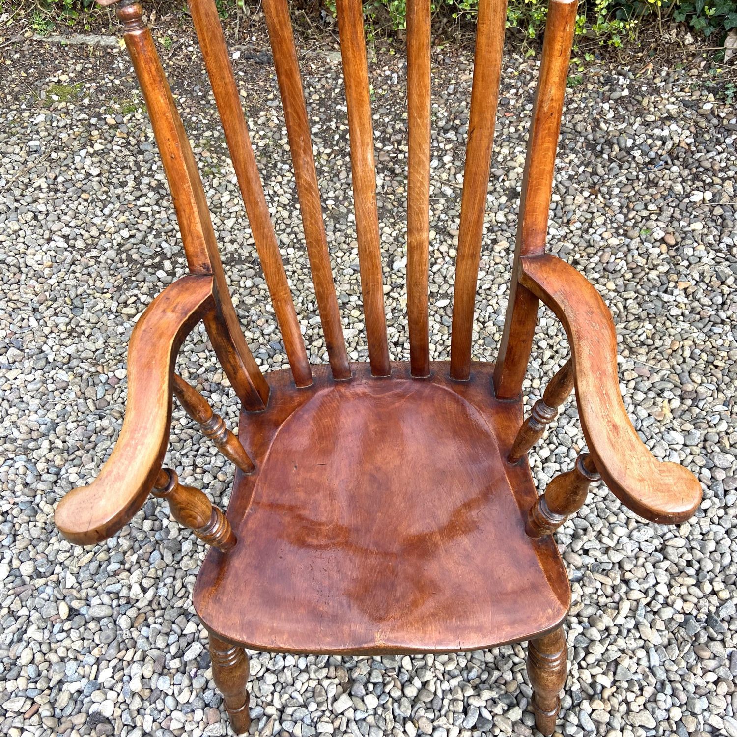 Victorian slat back kitchen chair - Antique Chairs - Hemswell Antique ...