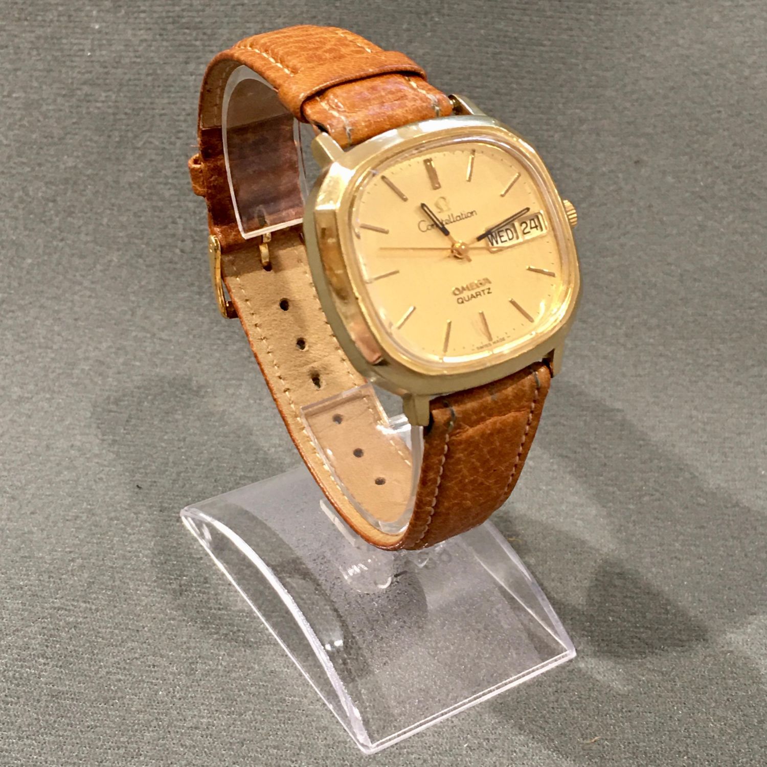 antique gold omega mens watch