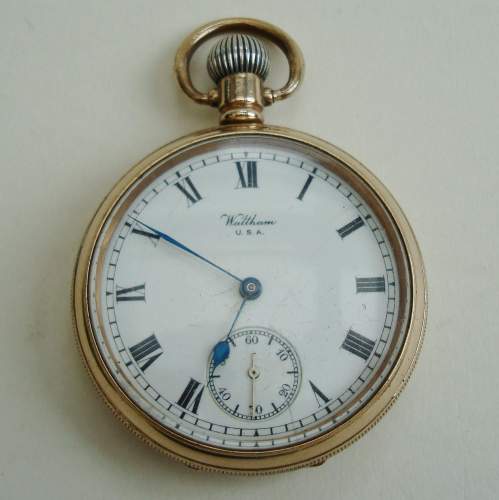 Waltham Open Face Pocket Watch - Watches - Hemswell Antique Centres