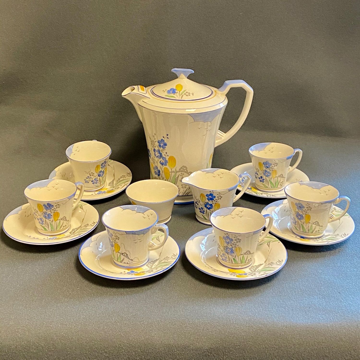 1930's Crown Devon coffee set - Ceramics - Hemswell ...