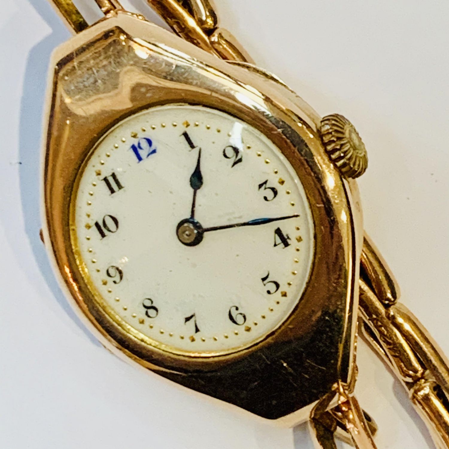 Antique Ladies Gold Wristwatch - Jewellery & Gold - Hemswell Antique ...