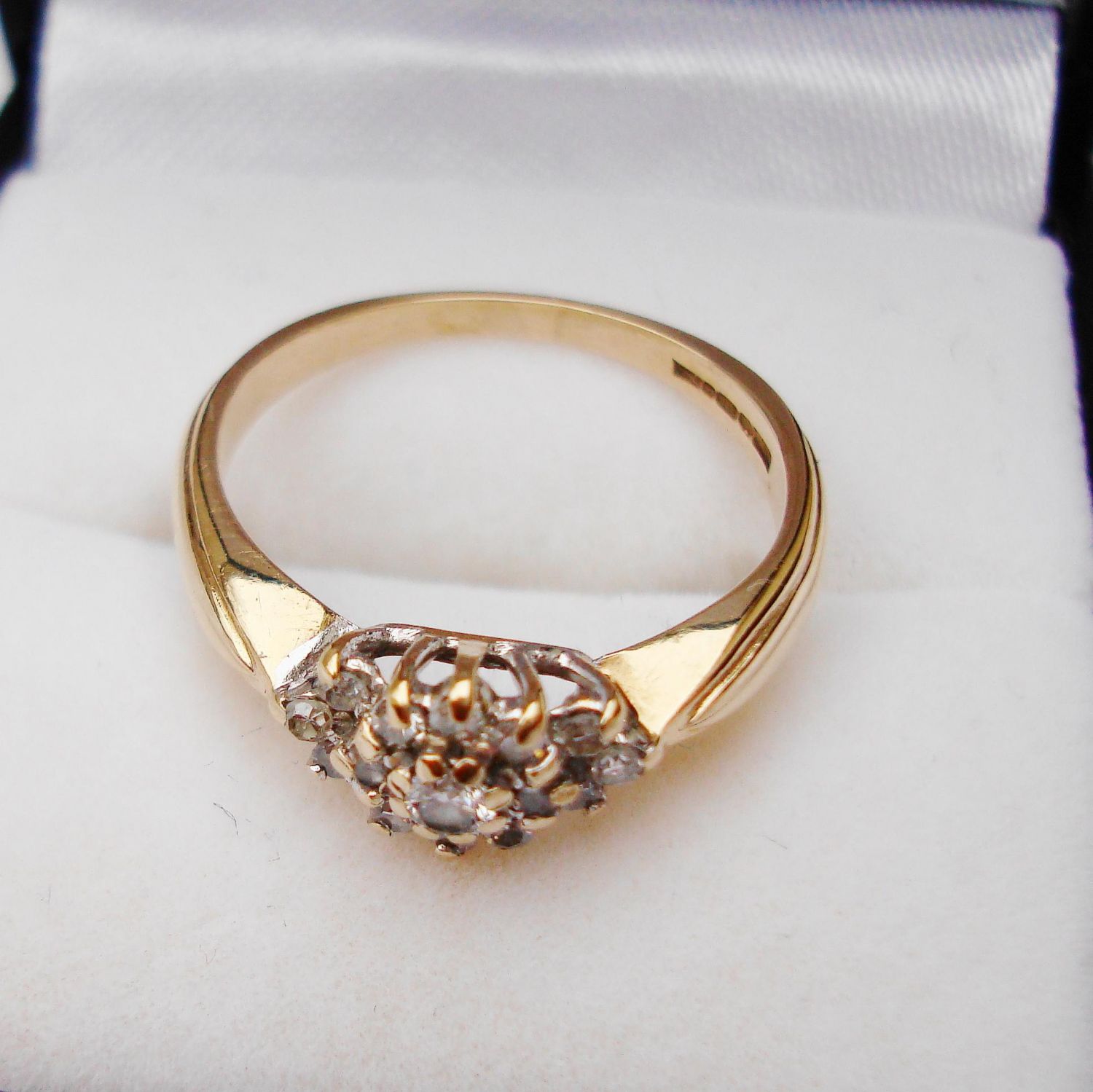 Large Diamond Cluster Ring | 1.06 ctw SZ 6.5 | – 100 Ways