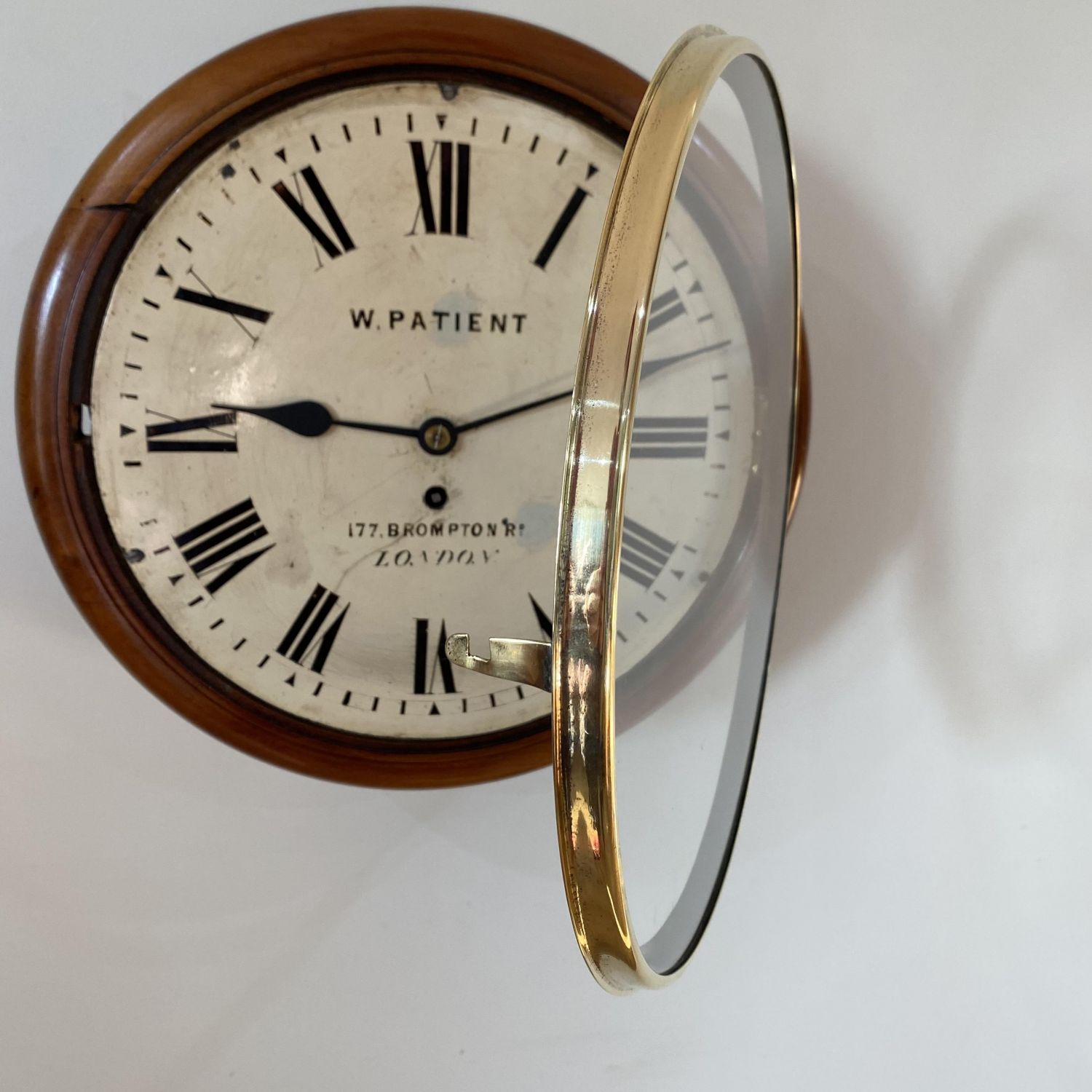 Edwardian Mahogany Fusee Wall Clock By W Patient Circa 1901 Wall Clocks Hemswell Antique Centres