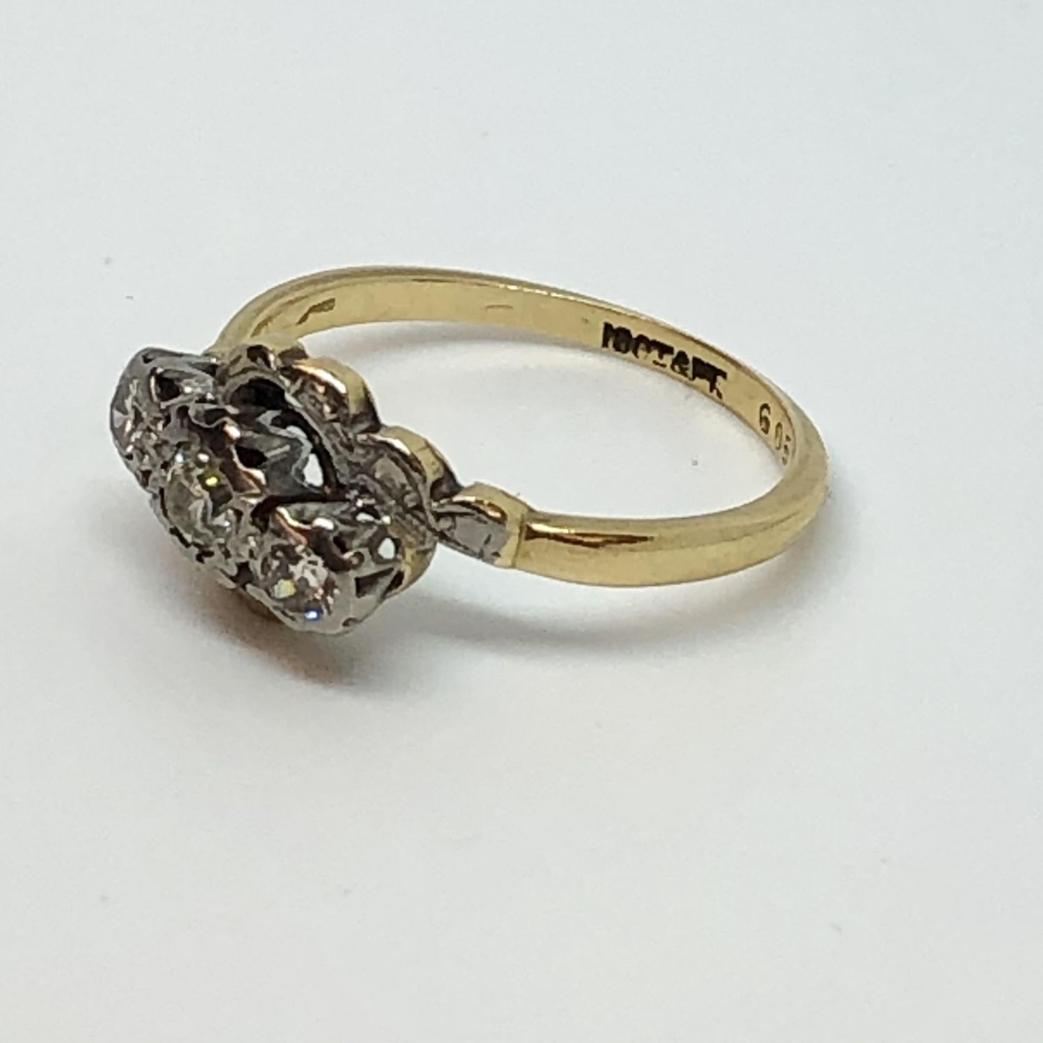 Vintage 18ct Gold Diamond Ring - Jewellery & Gold - Hemswell Antique ...