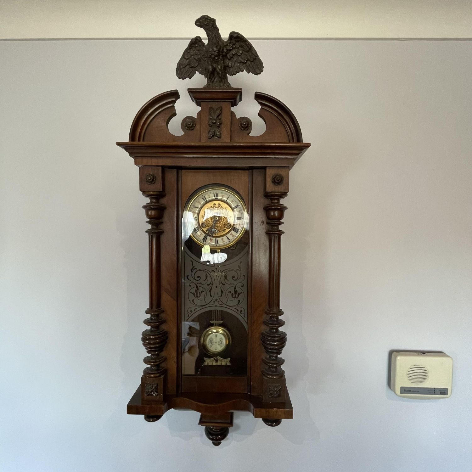 A Good Quality 8 Day Vienna Wall Clock Wall Clocks Hemswell Antique Centres