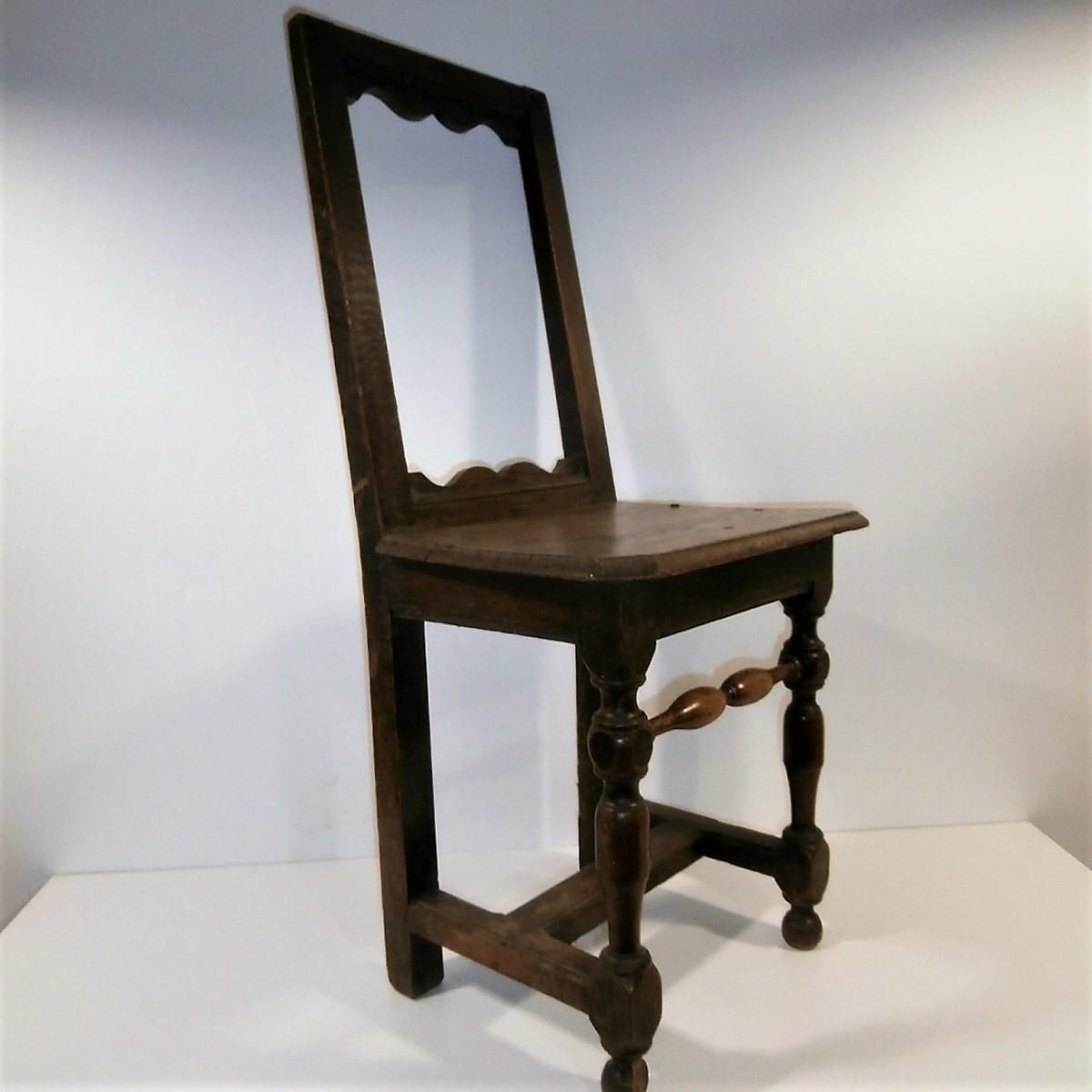 small oak chair