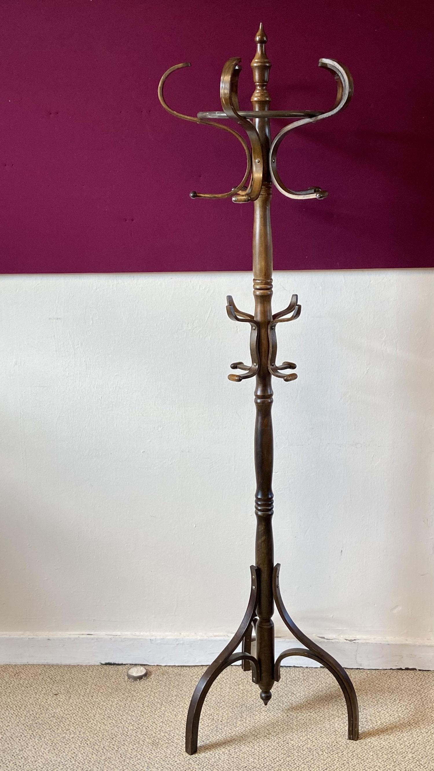 Bentwood Style Coat Stand. - Furniture etc - Hemswell Antique Centres