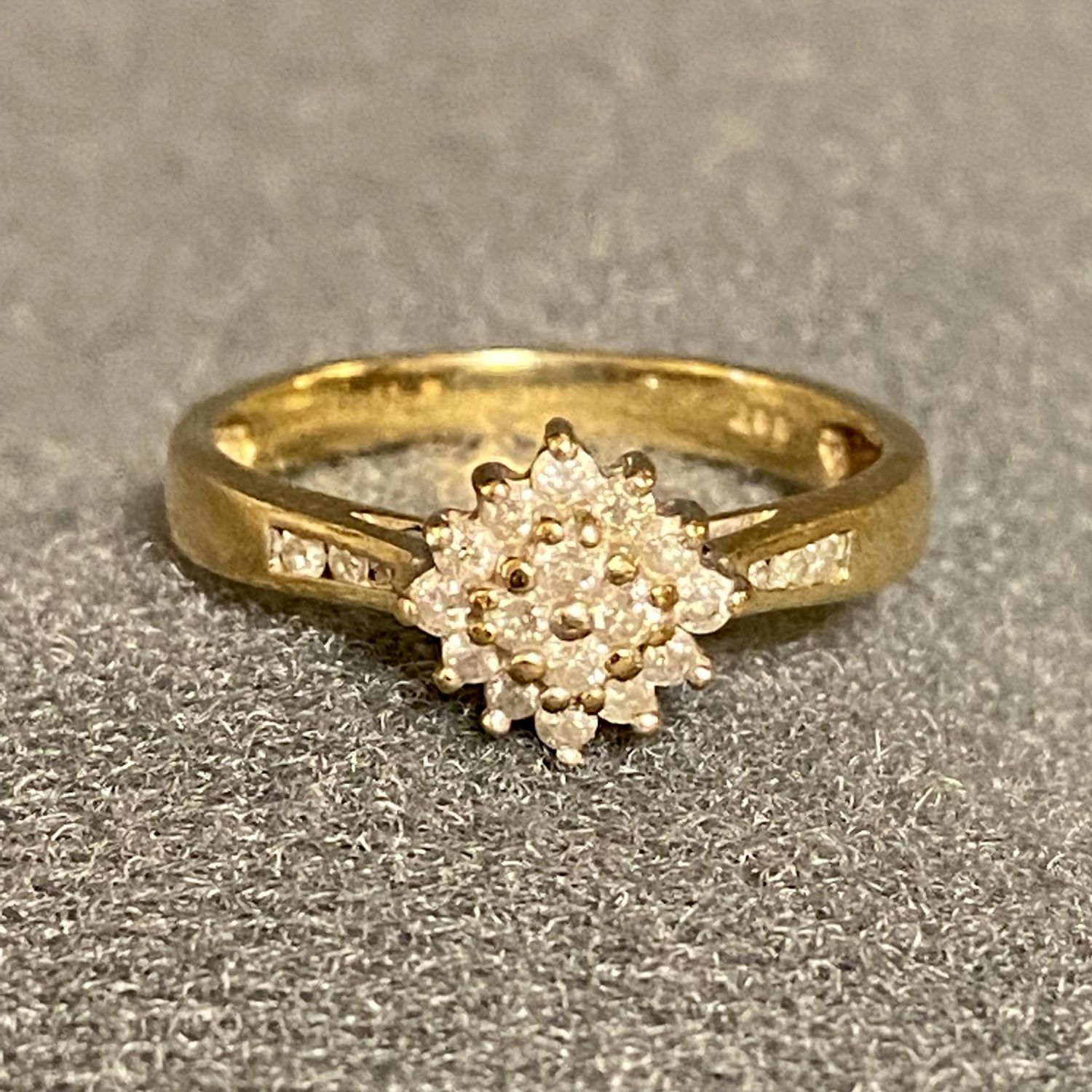 9ct Gold Multi Diamond Ring - Gifts for Every Occasion - Hemswell ...