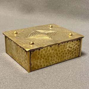Art Nouveau Carl Deffner Brass Box