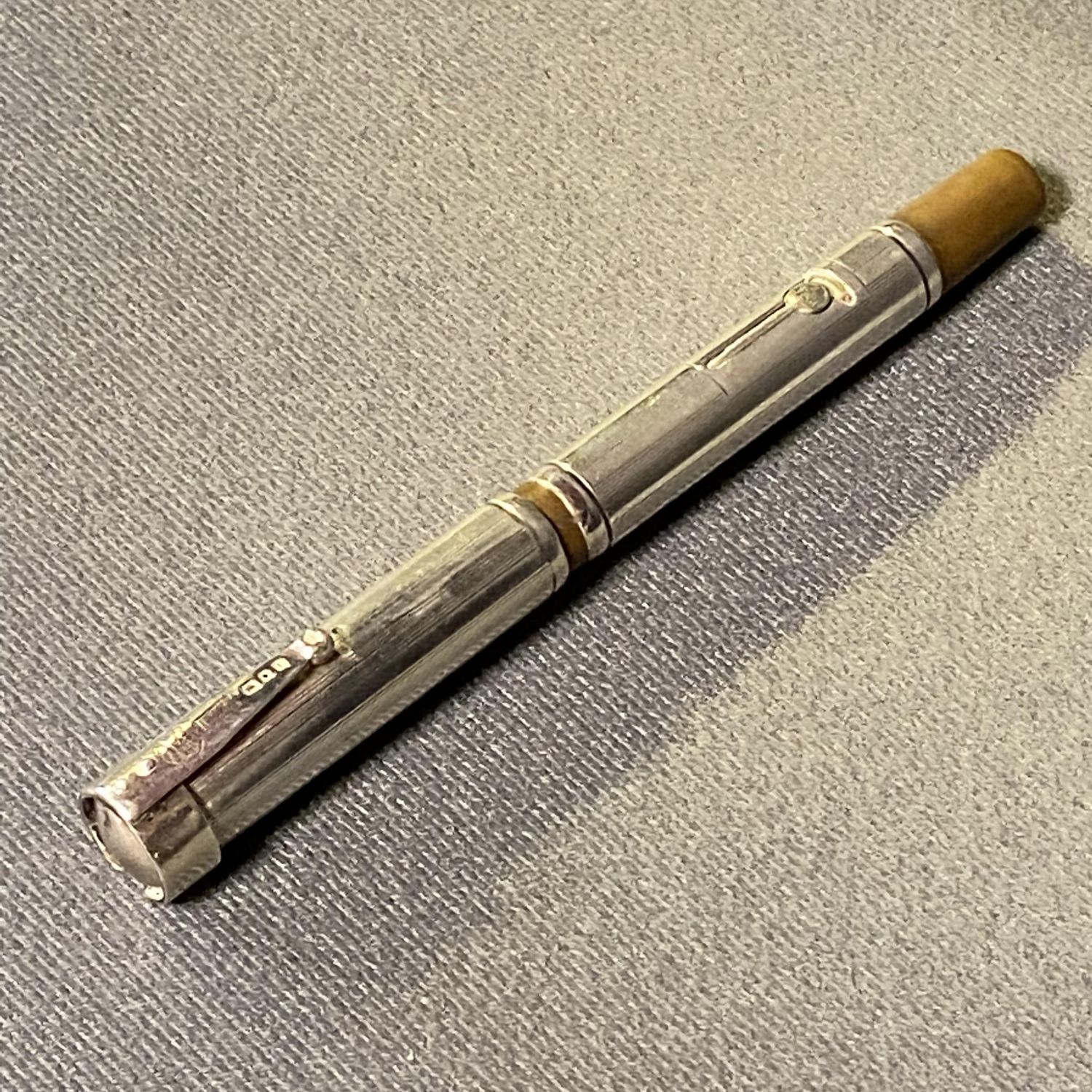 Early 20th Century Ideal Silver Fountain Pen - Small Collectables ...