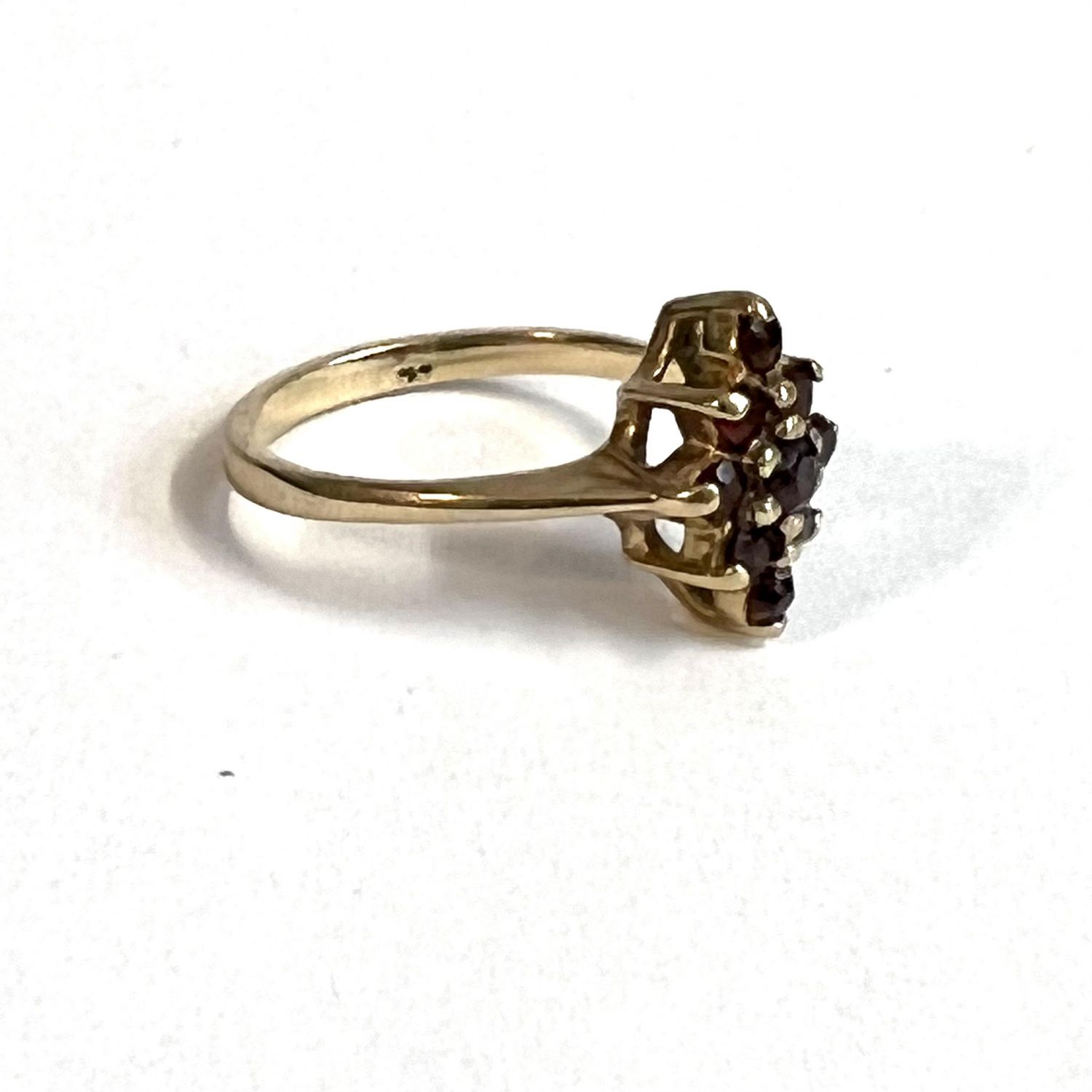9ct Vintage Gold Marquise Garnet Ring - Jewellery & Gold - Hemswell ...