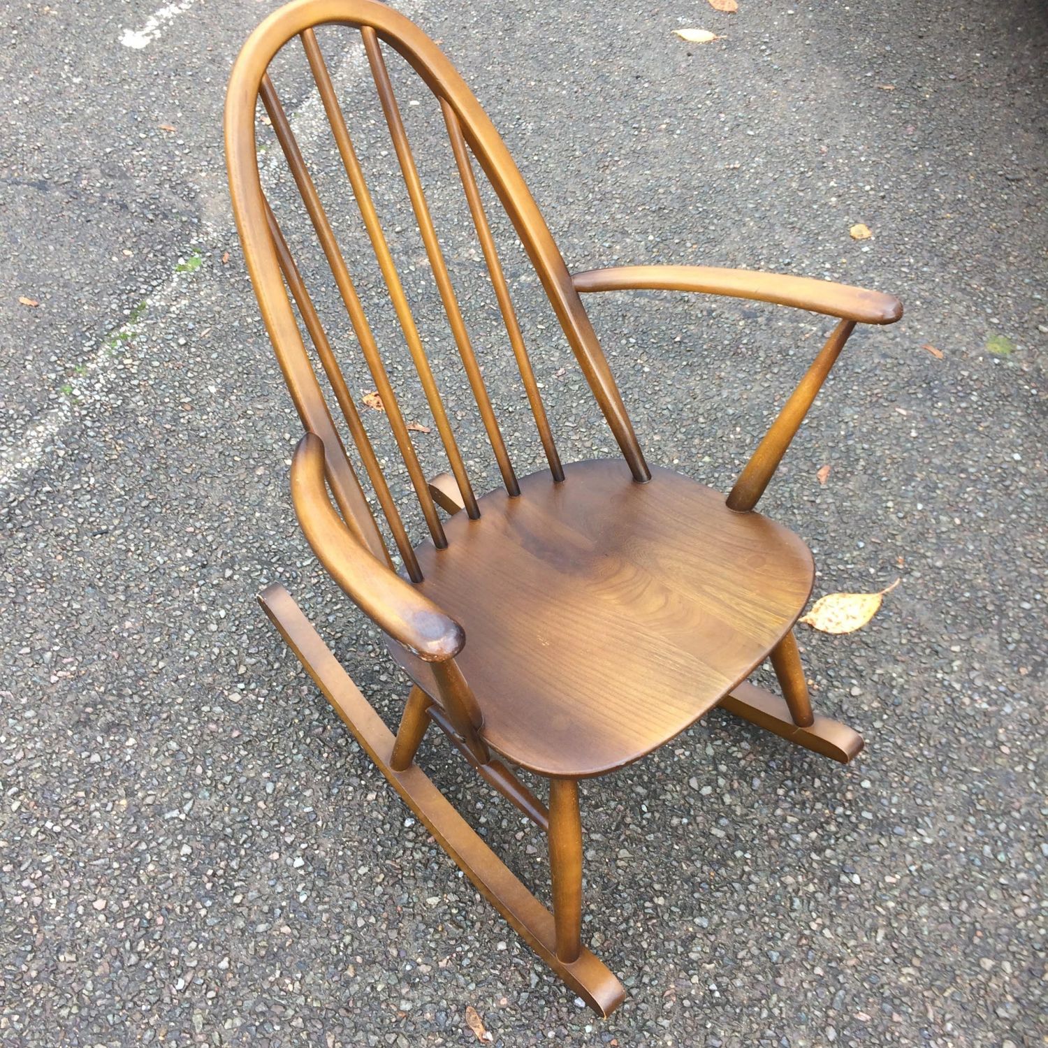 antique ercol rocking chair