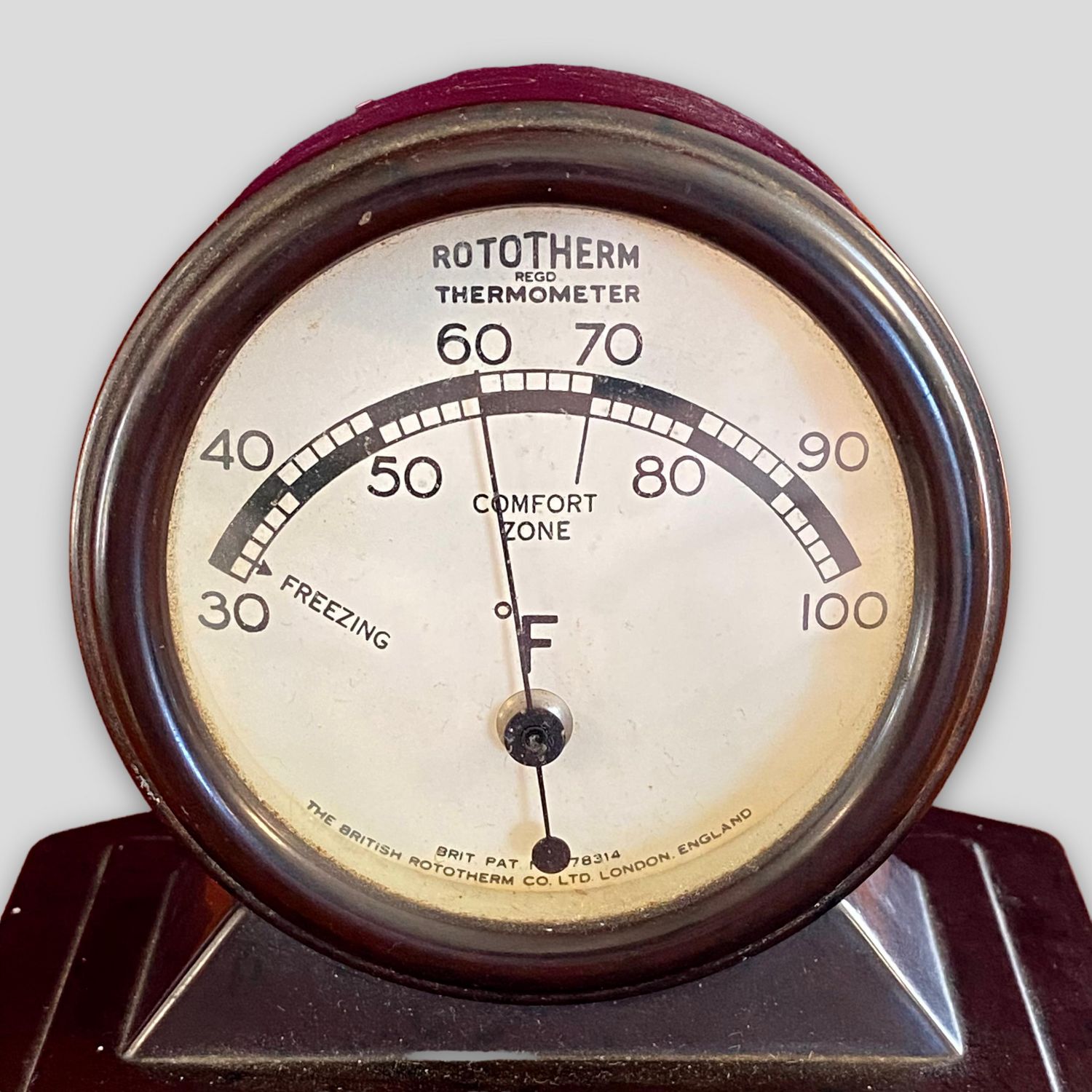 Rototherm 1930s Vintage Thermometer. Scientific Probe Brewing