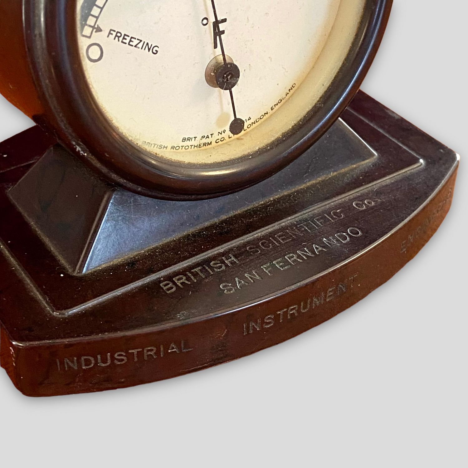 1930s British Rototherm Scientific Probe Thermometer. Brewing