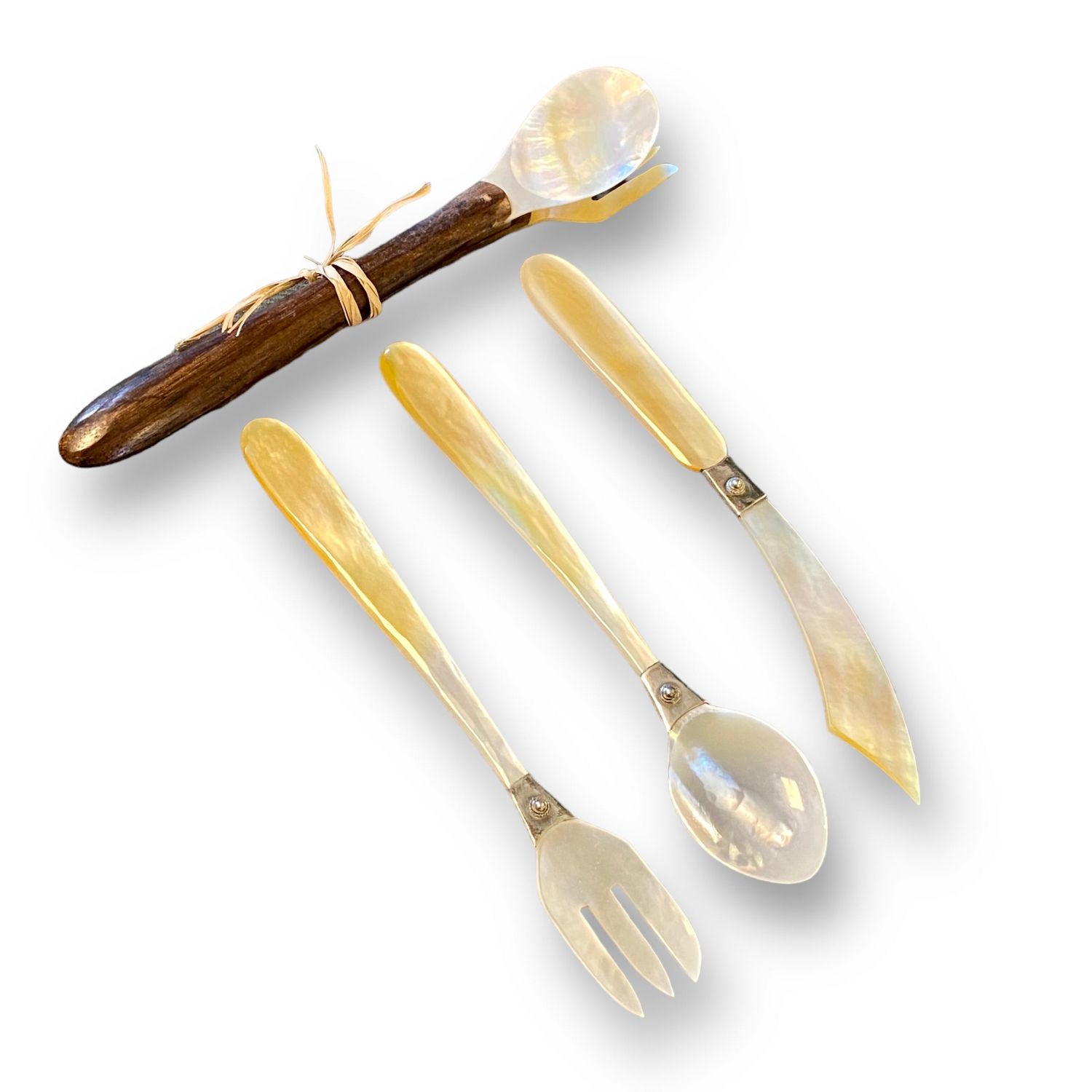 Silver-Plated Caviar Serving Set