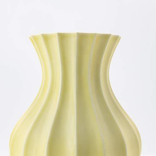 Vintage Swedish Ceramic Vase by Pia Ronndahl for Rorstrand - Yellow image-4