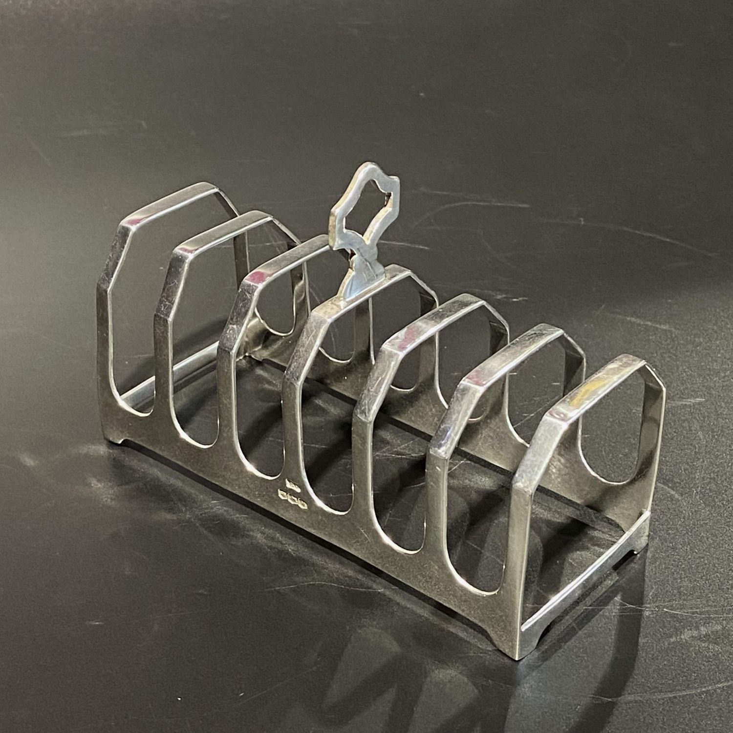 20th Century Silver Toast Rack - Antique Silver - Hemswell Antique Centres