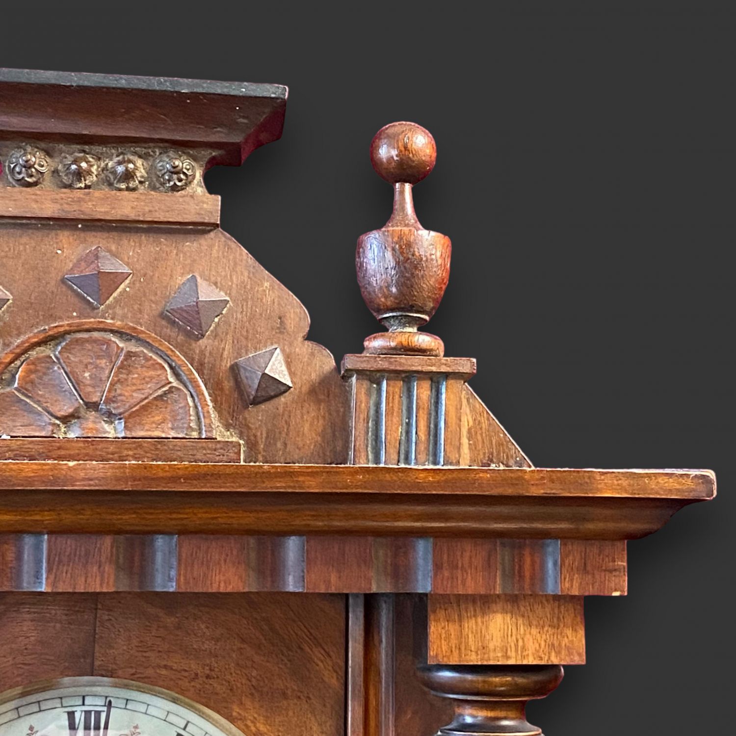 Antique RA Pendulum Wall Clock by Thomas Haller (est. made between