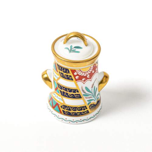 Royal Crown Derby Miniature Milk Churn image-4