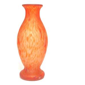 1920s Legras French Glass Vase