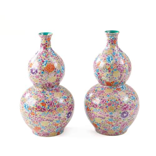 Pair of Large Chinese Floor Vases image-1