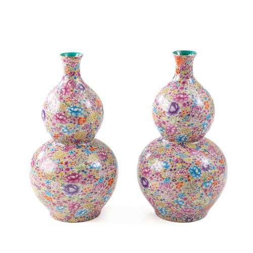 Pair of Large Chinese Floor Vases image-2